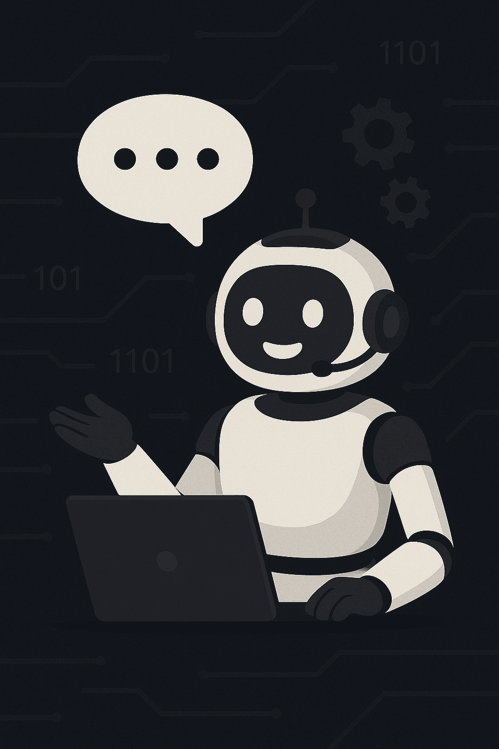 AI Support Background